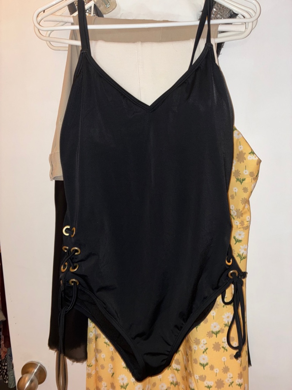 sofia by sofia vergara Black bathing suit